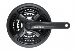 Шатуны OnRide Trio 840P, под квадрат, 170мм, 28-38-48Т, на 8/7/6 ск. черные