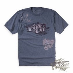 Футболка FOX Racing Counterfeit Heathered s/s Tee Grey