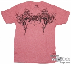 Футболка FOX Racing Gargoyle Heathered s/s Tee Red