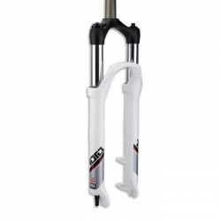 Вилка Rock Shox Tora SL Solo Air 100 White/Red Turnkey PopLoc 9mm QR Alum Steerer Disc