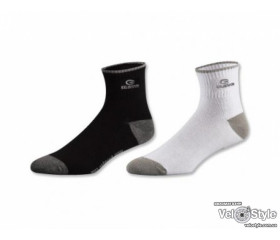 Шкарпетки Exustar BS600B COMB COTTON, чорно-сірі