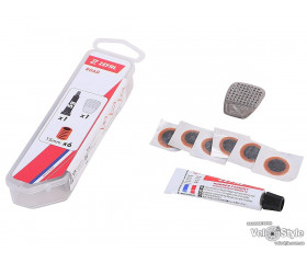Велоаптечка для ремонта камер Zefal Road Repair Kit (1132B) в пласт коробке латки 6шт + клей