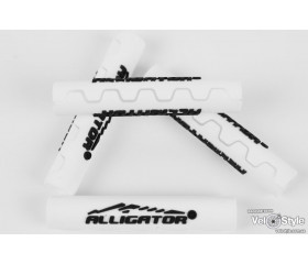 Захист рами Alligator від тертя сорочок Brake Sawtooth білий