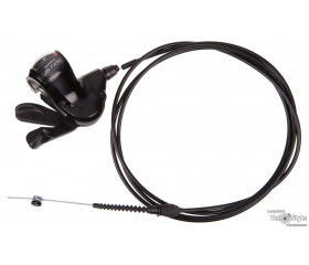 Манетка Shimano Alfine SL-S503 Rapidfire Plus 8 скоростей правая + рубашка 2300 мм ESLS503ALSL3