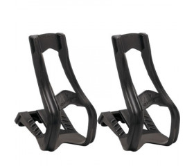 Тукліпси Zefal ToeClip (0430) пласт. тип MTB, під ремінці, S/M, чорні