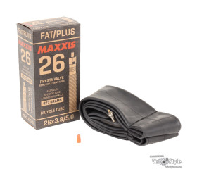 Камера MAXXIS FAT Tube 26x3.8/5.0 1.0mm FVSEP Presta разборной ниппель для герметика