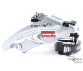 Переключатель скоростей передний Shimano FD-TX800 Tourney универс тяга Top-Swing, 34,9/31,8/28,6мм, 42/48Т EFDTX800TSX6