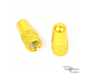 Ковпачки на ніпель Alligator FV (Presta) золотий 1шт