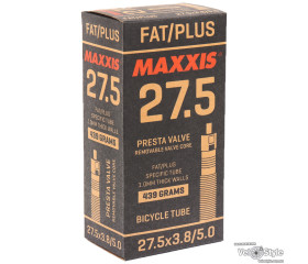 Камера MAXXIS FAT/Plus 27.5X3.8/5.0 1.0mm Presta