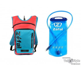 Велорюкзак Zefal Z Hydro L 5L (7062A) з гідратором 2L червоно-блакитний