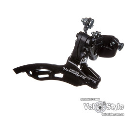 Переключатель скоростей передний Shimano FD-TZ500, Down-Swing, нижняя тяга,  хомут 31.8мм, для 42Т