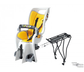 Сидение детское Topeak BabySeat II Disc с багажником, 2.95кг сид. / 1.6кг багажн. под 29'' TCS2207