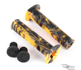 Ручки руля BMX KENCH С фланцем KH-GP-03-Black-Orange