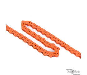 Велосипедная цепь BMX Trial Single Speed KENCH KH-CN-02-Orange Light Half link