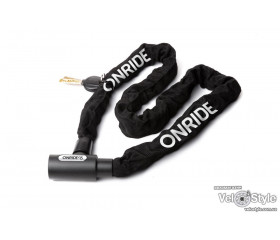 Замок OnRide Tie Lock 10 ланцюговий, 5х1000 мм чорний