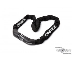 Замок OnRide Tie Code 10 ланцюговий, 4х1000 мм чорний