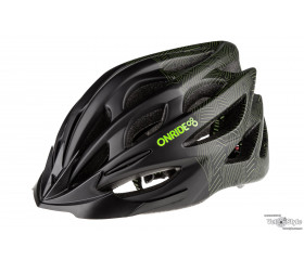 Шолом ONRIDE Mount чорний/зелений М (55-58см)