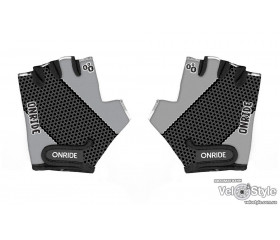 Велоперчатки OnRide Gem дитячі 3-4, чорний-сірий XS