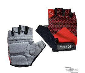 Велорукавички OnRide TID 20 червоно-чорний