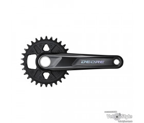 Шатуни Shimano FC-M6100-1 DEORE інтегована вісь 175мм 30T 12 ск CL-52мм без каретки