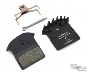 Гальмівні колодки Shimano J03А з радіатором XTR/XT/SLX BR-M9000/985/785 органіка (полімер)