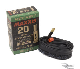 Камера MAXXIS Welter Weight 20x1.30/1.50 L:48мм AV под автомобильный насос