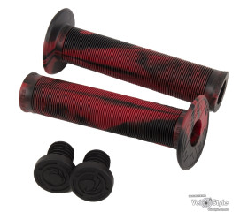 Ручки руля BMX KENCH С фланцем KH-GP-01-MIX Black-Red