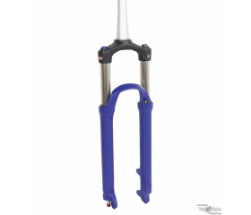 Вилка Suntour XCR32 DS LO R 27.5" 120мм конусный шток синий