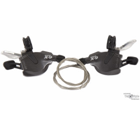 Манетка SRAM X-9 TRIGGER 3x9 сірий