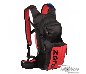 Велорюкзак Zefal Z Hydro Enduro 11L (7165) з гідратором 3L чорно-червоний