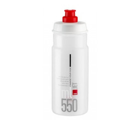 Фляга ELITE JET 550ml прозрачный с красным лого 190402