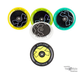 колесо Explore для трюкового самоката WHEELS SCOO 120+abec 9 кольори в асортименті