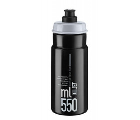 Фляга ELITE JET 550ml чорний із сірим лого 0190403