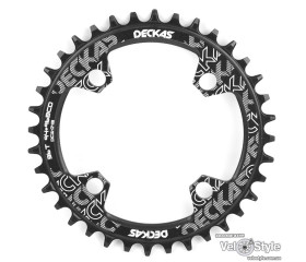 Звезда шатунов Deckas Narrow Wide Round 36T BCD94+96  ALU черная