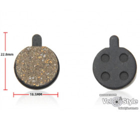 Колодки дискові Lebycle диаметр 18,5 mm., полуметал