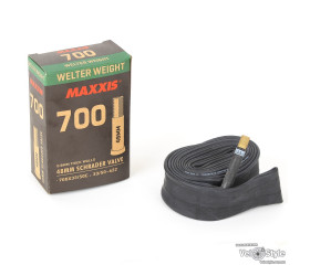 Камера MAXXIS Welter Weight 700x33/50C AV L:48мм под автомобильный насос