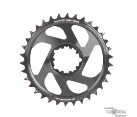 Звезда шатунов ZRace Eagle 34T, смещение 6 мм. для GXP Direct Mount (8-12 зв.) AL 7075, Narrow Wide Round