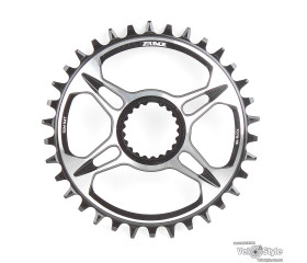 Звезда шатунов ZRace 34T для SHIMANO Direct Mount (8-12 зв.) AL 7075, Narrow Wide Round
