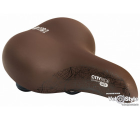 Седло KELLYS Cityride GEL коричневое