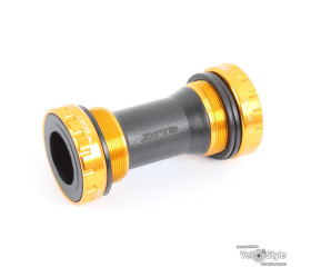 Компоненты каретки ZTTO 68-73 мм, стандарт, BSA, MTB,  пром. подшипник, золотая