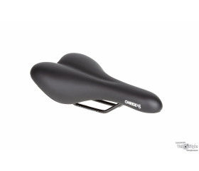 Сідло ONRIDE Nap, рамки cталь, чорне, 265 x 170 мм + світловидбиваюча смужка KLS 3M 30 см