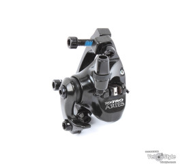 Тормоз дисковый Tektro Aries MD-M300 (калипер) F160/R140 P/S  механ. черный