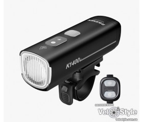 Велосипедна фара Ravemen K1400 (1400 lm, 4000 mAh) з датчиками освітленості, бездротова