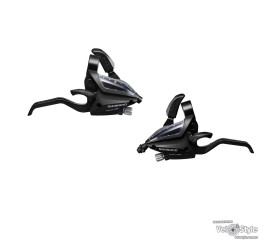 Моноблоки MTB Shimano ST-EF500, 2/7, черн, пара
