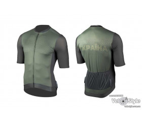 Веломайка з короткими рукавами , чоловіча, ONRIDE Inspire ,колір - оливковий  ,розмір -  XXL