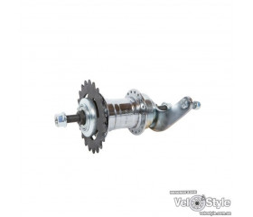 Втулка задняя VS CT 36H, 110Wx165mm, Velosteel, серебристая, Чехия