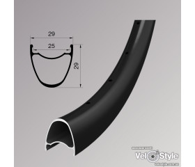 Обод Remerx S-DISC RX 5025 (622x25 mm) 24H FV black E-Bike