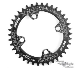 Звезда шатунов Deckas Narrow Wide Round 32T BCD94+96  ALU черная