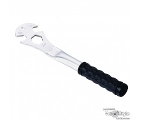 Ключ педальный Kenli KL-9730G, на 15 мм, 9/16" та 24 мм, под два хвата