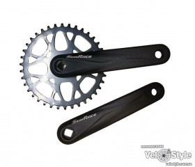 Шатуны SunRace M408 под квадрат 170мм 38T NW (9/10/11 шв) черный (FCM408.00DE.0S0.BX)